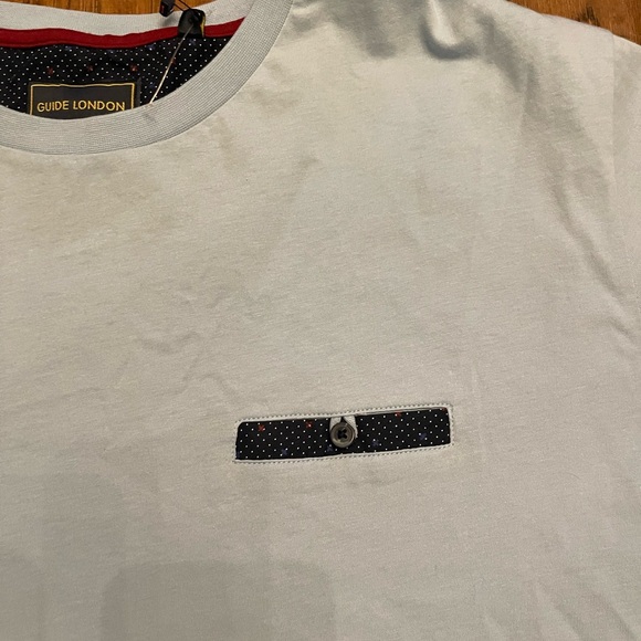 NWT Guide London tshirt size XL light blue - Picture 3 of 11